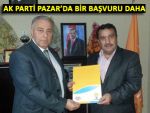 Pazar AK Parti'de bir aday adayı başvurusu daha