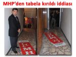 Rize MHP'den 'tabelamıza saldırıldı' iddiası