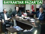 VEKİL BAYRAKTAR PAZAR'DA NABIZ YOKLADI!