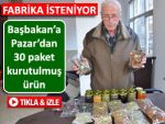 Başbakan'a 30 paket kurutulmuş meyve gidiyor