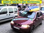 Rizespor taraftarından tabutlu protesto