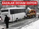 Yolcu aracı kaza yaptı, imdada battaniye yetişti!