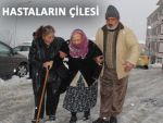 RİZE'DE HASTALARIN KAR ÇİLESİ