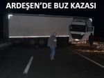 TIR makaslama yaptı; yolda 5 km kuyruk oluştu!