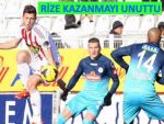 Rizespor, Sivas deplasmanında 3-1 mağlup!