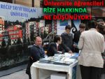 Üniversiteliler, Rize hakkında ne düşünüyor?