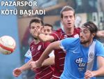 PAZARSPOR'DAN 2. YARIYA KÖTÜ BAŞLANGIÇ