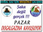 Pazar'da doğal gaz aboneliği için ek çalışma