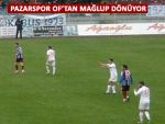 PAZARSPOR ALDIĞI MAÇI HEDİYE ETTİ!