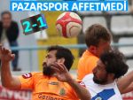 PAZARSPOR ALANYA'YI ELİ BOŞ GÖNDERDİ