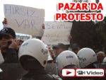 BAKAN YAZICI’YA PAZAR'DA PROTESTO