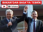 BAKAN YAZICI PAZAR'A TEŞEKKÜR İÇİN GELDİ