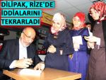 Abdurrahman Dilipak Rize'de kitaplarını imzaladı