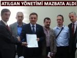 ATILGAN VE YÖNETİMİ, MAZBATALARINI ALDI