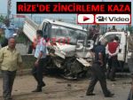 RİZE'DE KAMYONET DEHŞETİ: 5 YARALI