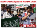 PAZAR'DA BİR PROTESTO DA STK'LARDAN