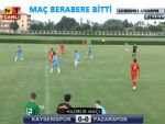 PAZARSPOR KAYSERİ İLE BERABERE KALDI