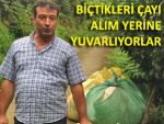 RİZELİ ÇAYINI BİN BİR EMEKLE BÖYLE TAŞIYOR