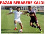 Pazarspor, Hatay deplasmanından puan çıkardı