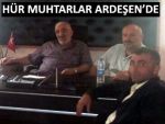 PAZAR-ARDEŞEN MUHTARLARI EL ELE VERDİ