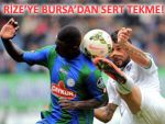 RİZESPOR EVİNDE BURSA'YA MAĞLUP OLDU