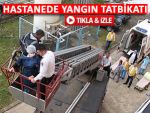 Pazar Kaçkar Hastanesi'nde yangın paniği