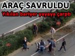 RİZE'DE ENTERESAN KAZA: 1 YARALI