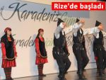 Karadeniz Günü etkinlikleri Rize’de başladı