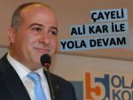 AK Parti Çayeli, Ali Kar ile yola devam etti