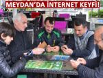 Meydan Parkında internete bağlanmak bedava