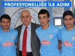 Pazarspor alt yapıdan 3 oyuncu profesyonel oldu