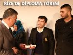 Açıköğretim Lisesi mezunları diploma aldı