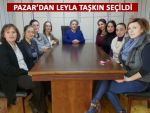 Pazar'dan icra komitesi için Leyla Taşkın seçildi