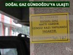 Rize Gündoğdu da doğal gaz ile buluştu