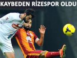 RİZESPOR İSTANBUL'DAN ELİ BOŞ DÖNÜYOR