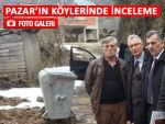 Pazar'ın köylerinde yatırımları incelediler