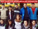 RİZELİ SPORCULAR GÖZ DOLDURUYOR
