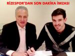 RİZESPOR'DA SON DAKİKA BOMBASI