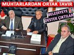 Ardeşenli muhtarlardan belediyeye tam destek
