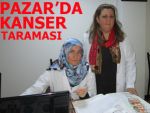 KETEM PAZAR'DA KANSER TARAMASI YAPTI