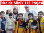 RİZE’DE MİNİK ÖĞRENCİLER 112 EĞİTİMİ ALDI