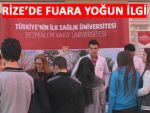 Tıp ve eczacılık stantları yoğun ilgi gördü