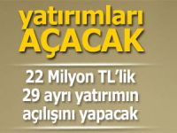 21 Milyon 895 bin TL tutarındaki 29 yatırımı açacak