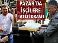 Vali’den Pazar'da baklavalı yol denetimi