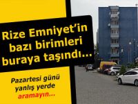 Rize Emniyet'in bu birimleri yeni binaya taşındı