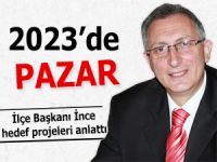 PAZAR'IN 2023 VİZYON PEOJELERİNİ ANLATTI