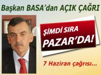 Başkan Basa'dan Pazar seçmenine davet