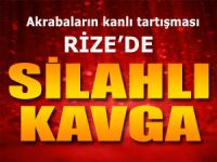 RİZE'DE SİLAHLA YARALAMA