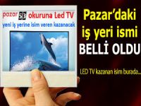 Dükkana isim verip LED TV kazanan okurumuz belli oldu