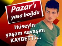 Pazarspor U16 oyuncusu Hüseyin yaşama tutunamadı